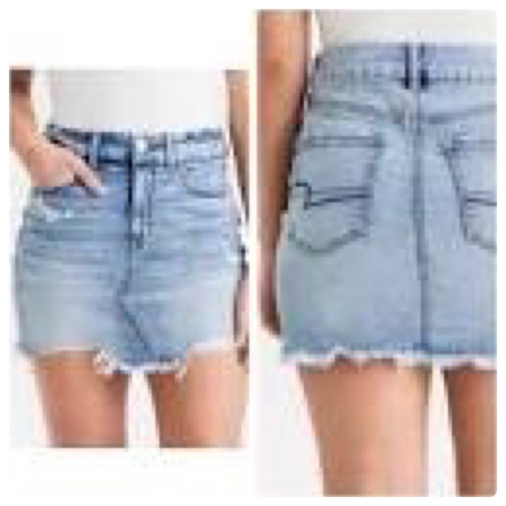 American Eagle Outfitters Light Blue Mini Skirt